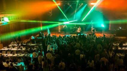 2015 spielte Barbed Wire beim Abi-Ball in Bad Kissingen. Foto: Barbed Wire