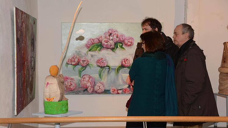 Kunstausstellung zum Thema "Opulent" des Kulmbacher Kunstvereins. Foto: Dagmar Besand