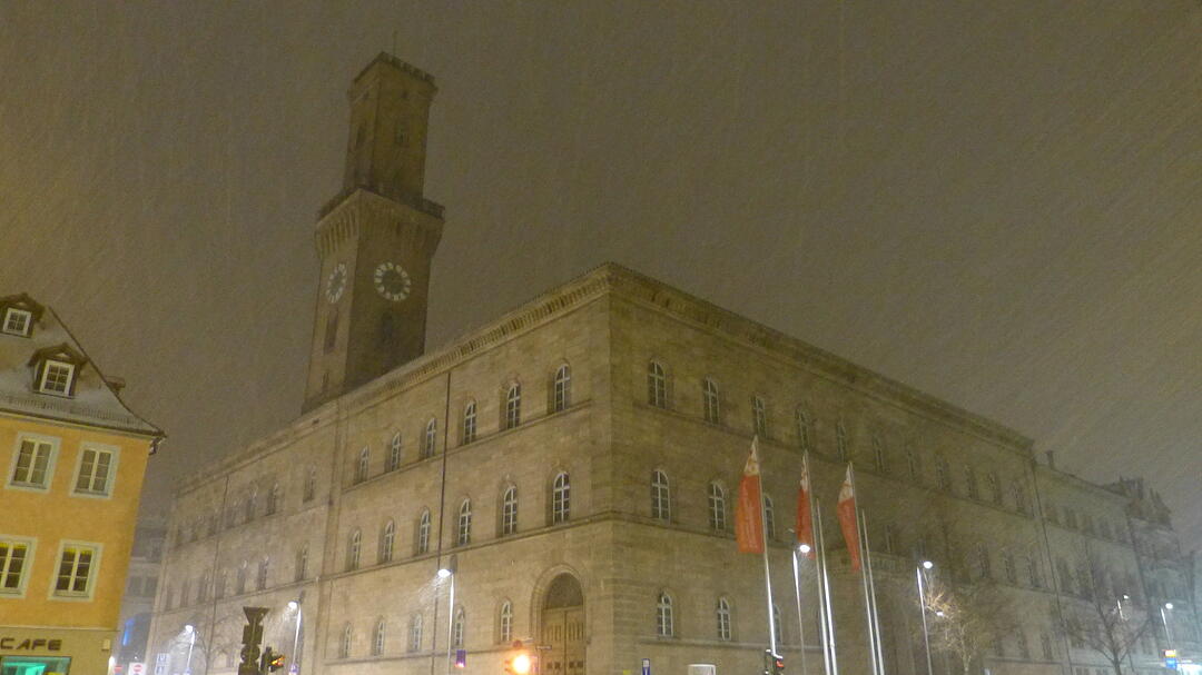 Winter zurück in Franken: Fürth wieder unter Schnee