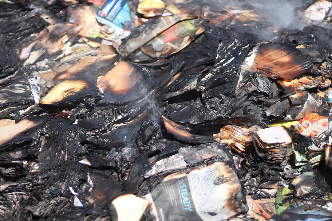 Brand in Würzburger Recycling-Hof: 40 Tonnen Müll in Flammen