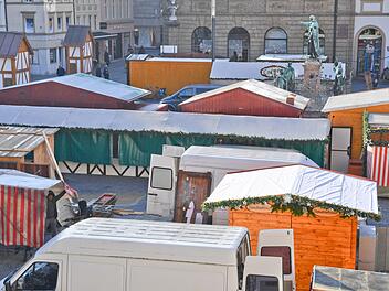 Zurzeit befindet sich der Bamberger Weihnachtsmarkt mitten im Aufbau. Sieben bisherige Marktbeschicker sind nicht mehr dabei.