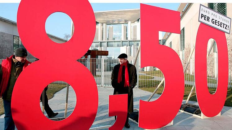 Die Sozialdemokraten haben erfolgreich einen gesetzlichen Mindestlohn im Koalitionsvertrag verankert. Foto: Stephanie Pilick/dpa