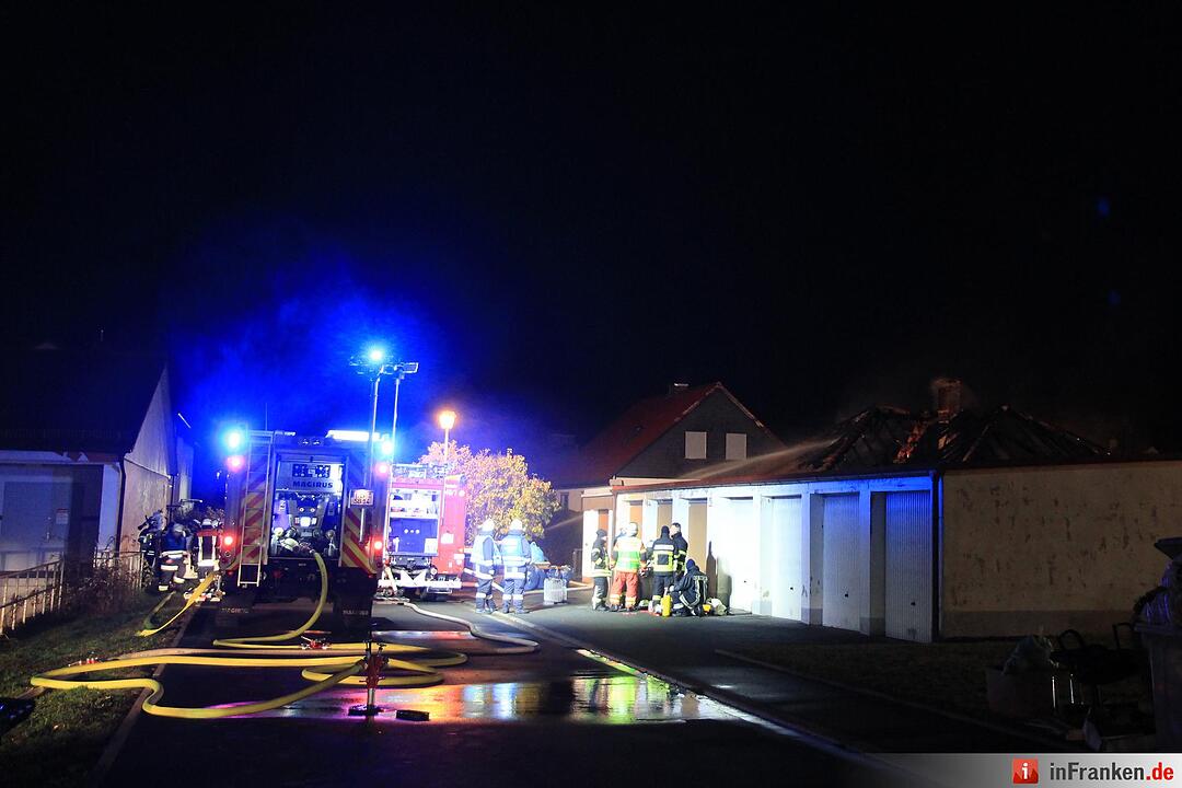 Wohnhaus wird in Redwitz Raub der Flammen