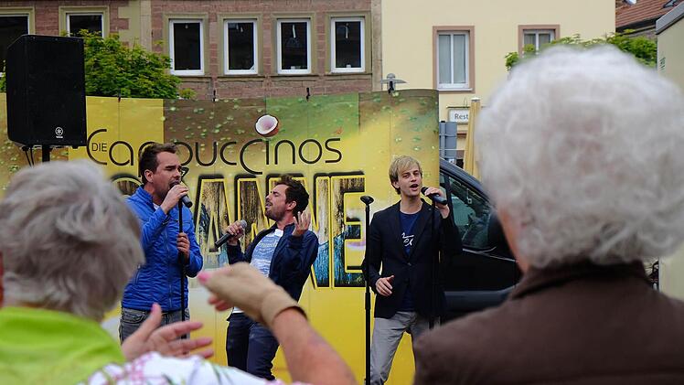 Schlagergruppe "Cappuccinos" in Hammelburg. Foto: Gerd Schaar