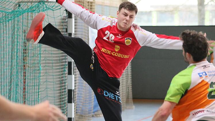 Fabian Apfel wurde beim HSC 2000 Coburg groß, hütete zuletzt das Tor der zweiten Mannschaft in der Bayernliga und schnupperte teilweise auch Bundesliga-Luft.