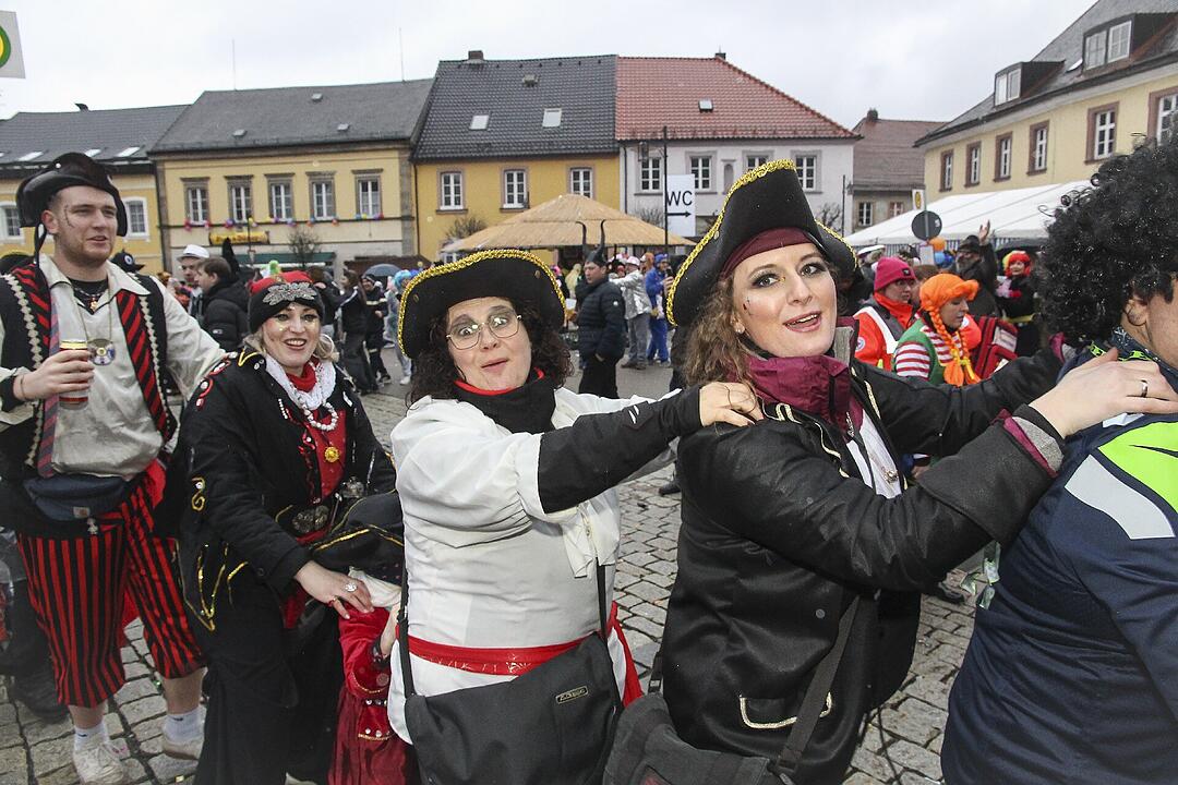 Narrentreiben in Stadtsteinach 2024