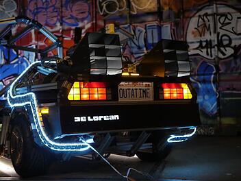 Kreis Schweinfurt: Franke baut DeLorean nach - als Kinderfahrzeug