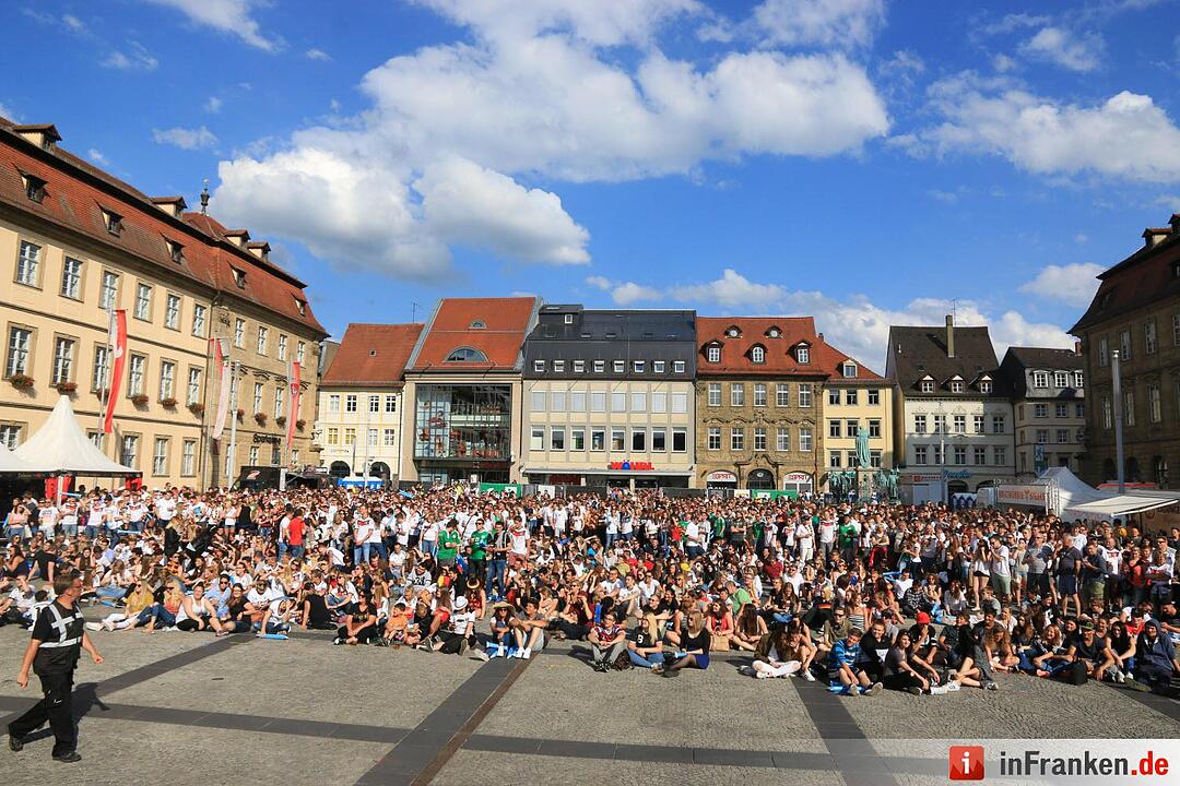 EM-Achtelfinale: Public Viewing in Bamberg