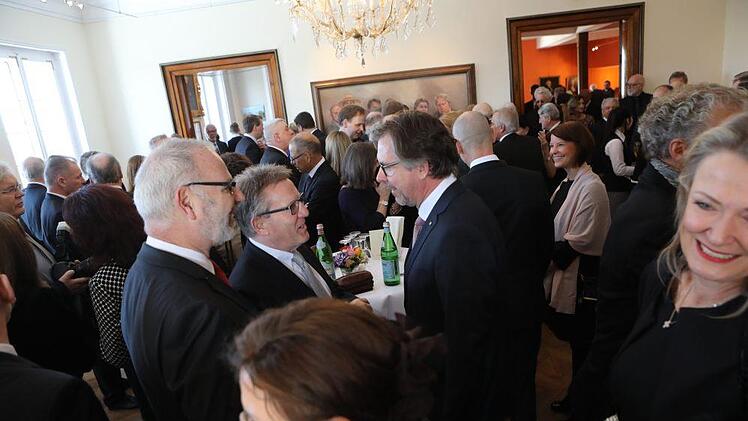 Die Beletage in Schloss Callenberger war voll. Foto: Barbara Herbst