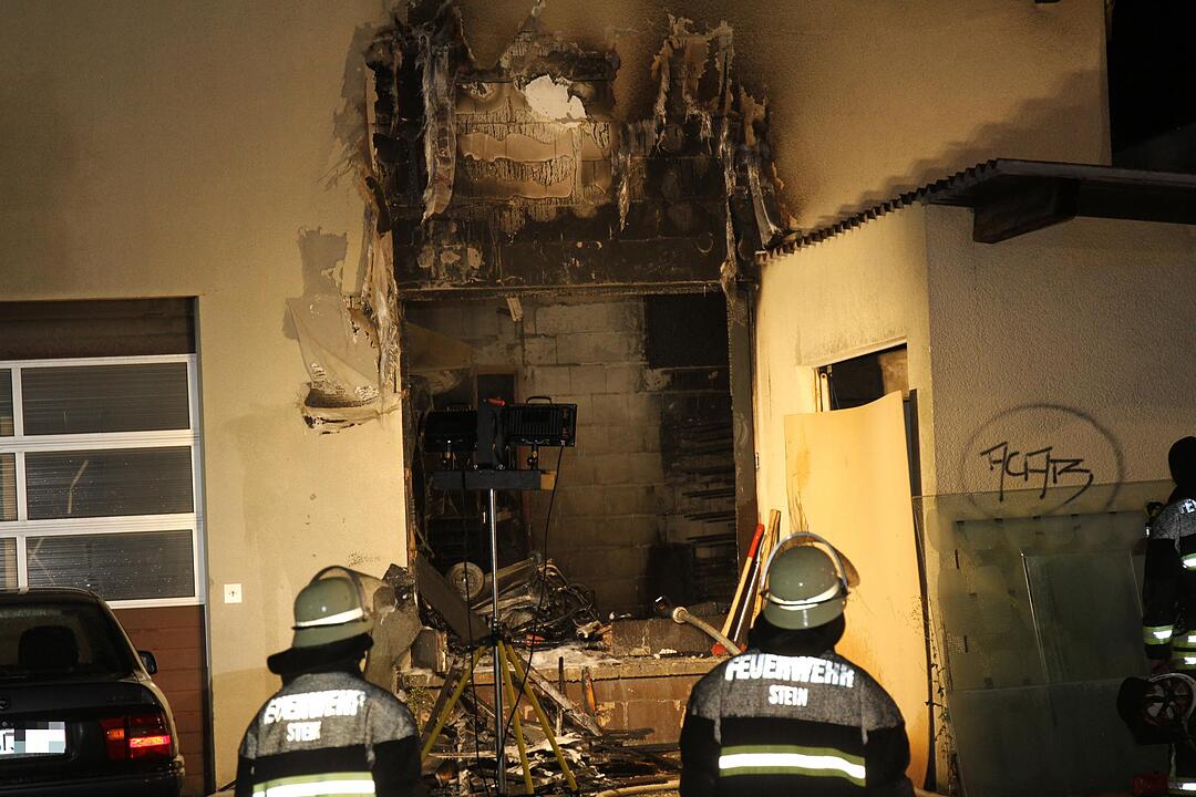 Stein bei Nürnberg: Brand in einer Schreinerei – hoher Sachschaden