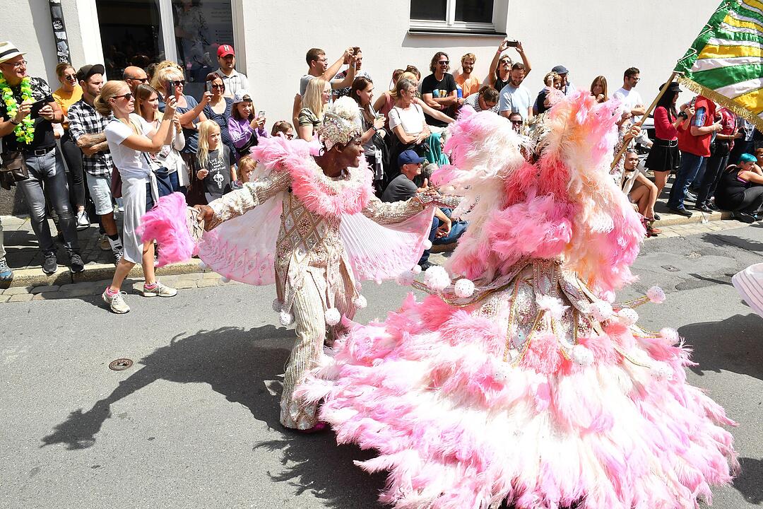 Umzug beim Samba-Festival in Coburg