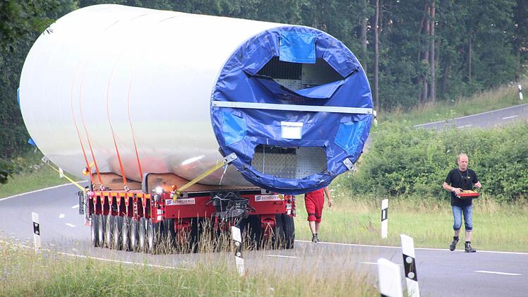 Der Selbstfahrer erklomm den Berg zwischen Mainroth und Gärtenroth.  Foto: Friedwald Schedel