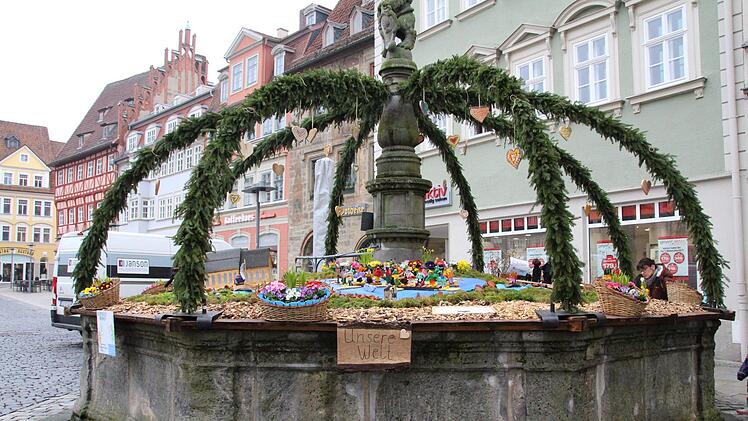Der Spenglersbrunnen am MarktplatzFoto: Julian &Uuml;belhack