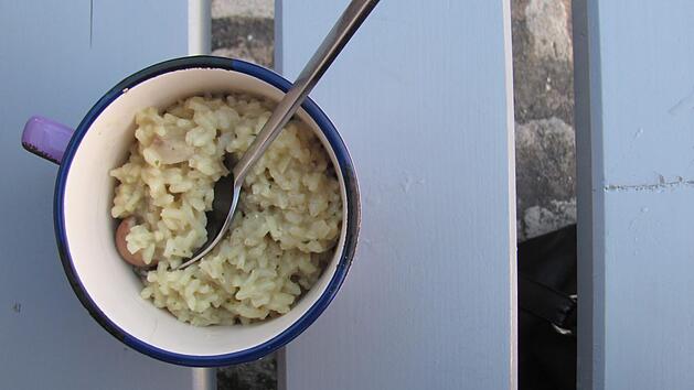 Pilzrisotto - ein italienisches Vergnügen für den Gaumen.