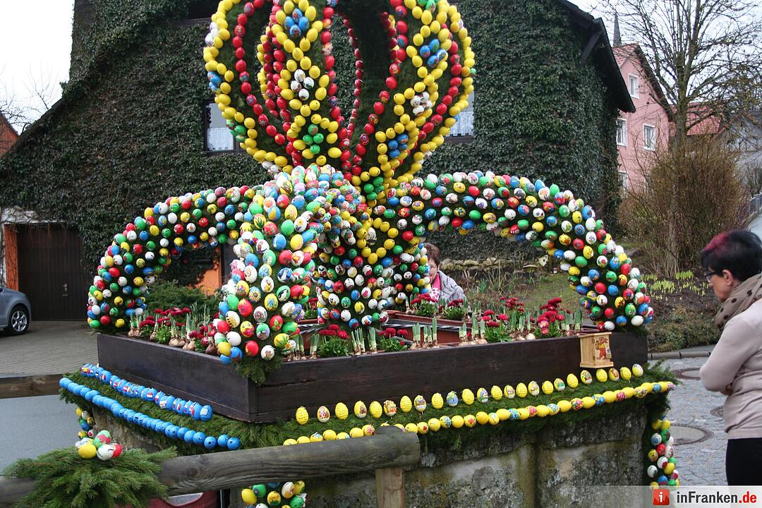 Osterbrunnen in der Fränkischen Schweiz