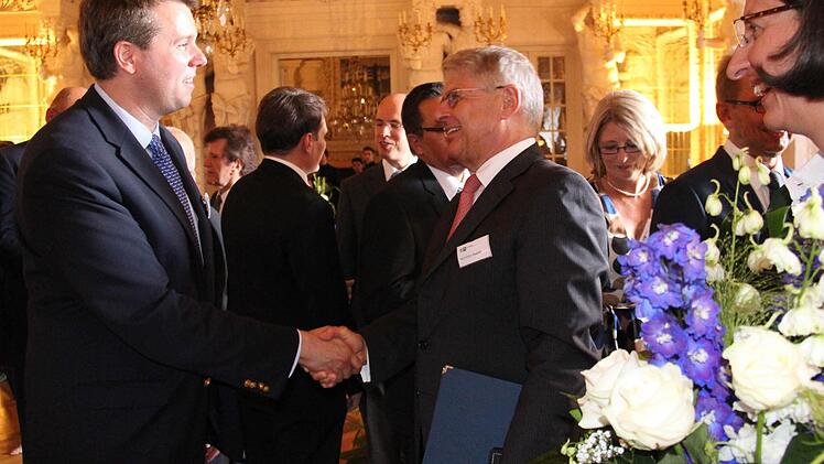 ... mit Erbprinz Hubertus von Sachsen-Coburg und Gotha ...