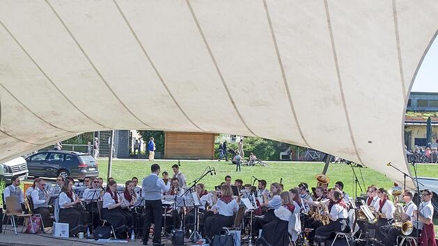 Das Symphonische Blasorchester K&uuml;ps gibt am Sonntag, 4. August, ein Konzert auf der Kronacher Seeb&uuml;hne. Foto: privat