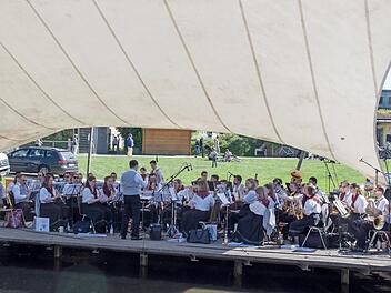 Das Symphonische Blasorchester Küps gibt am Sonntag, 4. August, ein Konzert auf der Kronacher Seebühne. Foto: privat
