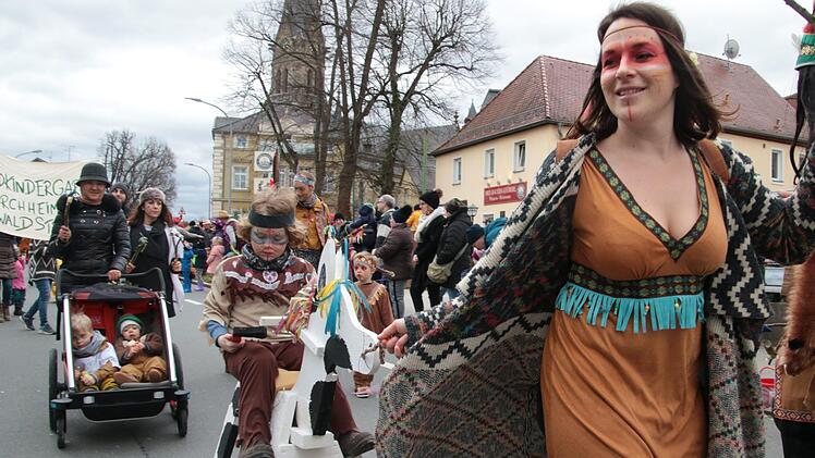 Der Forchheimer Faschingszug, ein Spektakel für alle.  Josef Hofbauer