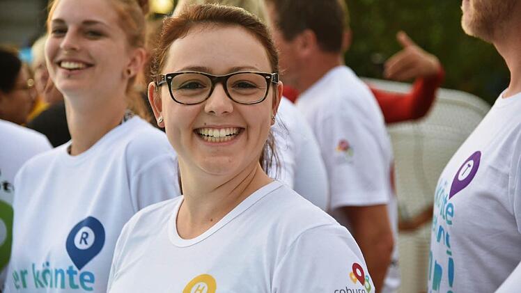 Heidi Müller vom Tourismusverein Coburg-Rennsteig hoffte, dass ihre Mannschaft einen Pokal holt. Es reichte für den vierten und damit vorletzten Platz. Foto: Gabi Arnold