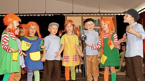 Die Pippis und Michels von Astrid Lindgren durften nicht fehlen.  Fotos: gg