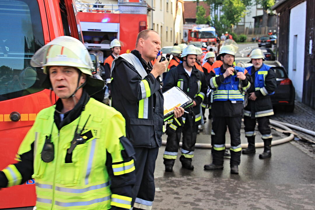 Scheunenbrand in Fischbach