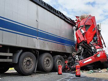 Lkw-Unfall auf A70 im Kreis Bamberg