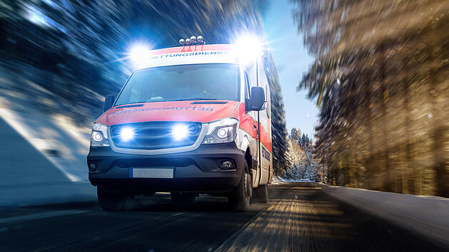 Notarzt-Einsatz, Unfall, Verletzte
