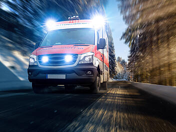 Notarzt-Einsatz, Unfall, Verletzte