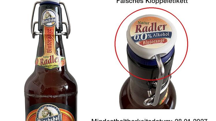 Radler von "M&ouml;nchshof" zur&uuml;ckerufen