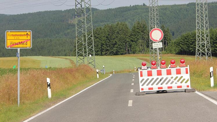 1: Von Hirschfeld aus fuhr sie bisher auf die KC 18 und von dort auf die B85.