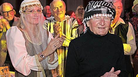 Marktgemeinderätin Sandra Richter und Opa Walter Richter.