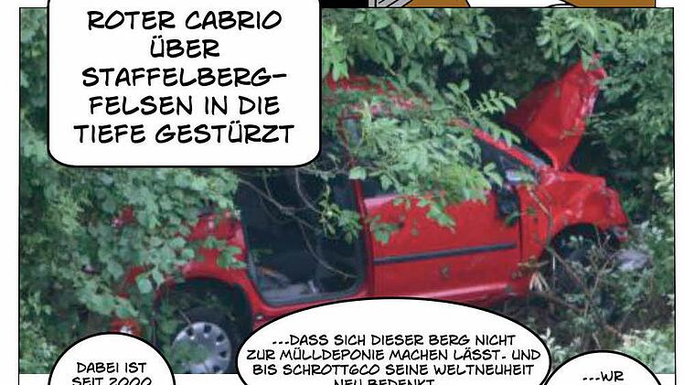 Eine Seite aus dem Comic von Heinz Körner
