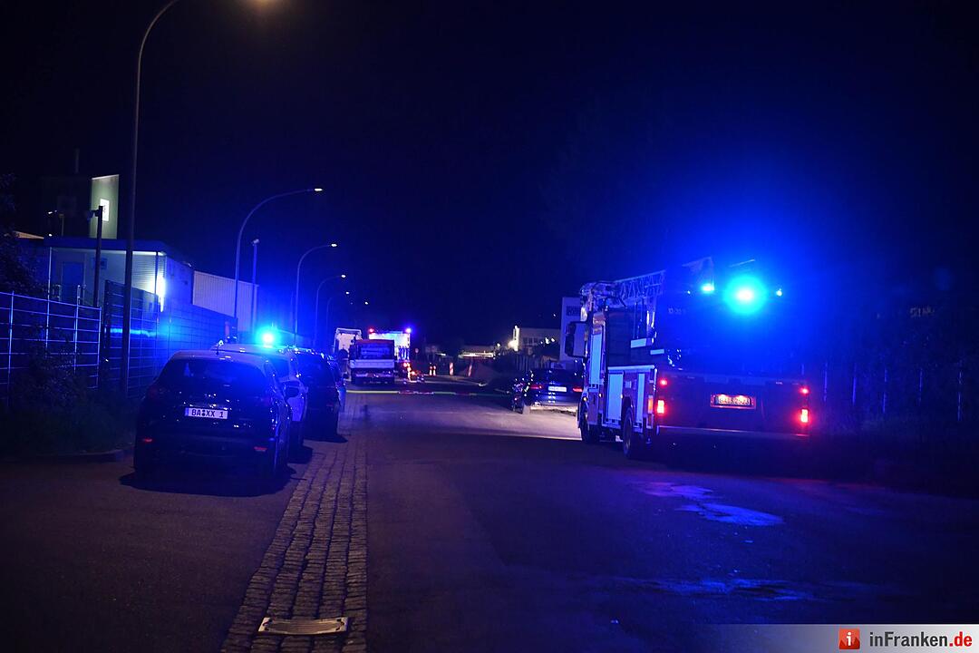 Brand bei Firma in Bamberg