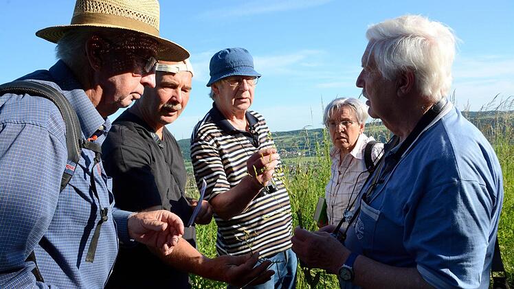 Die Botaniker bei einer Exkursion.Foto: Assmann