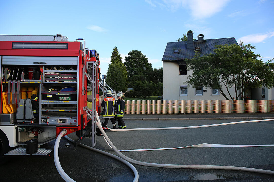 Kreis Hof: Brand in Schwarzenbach