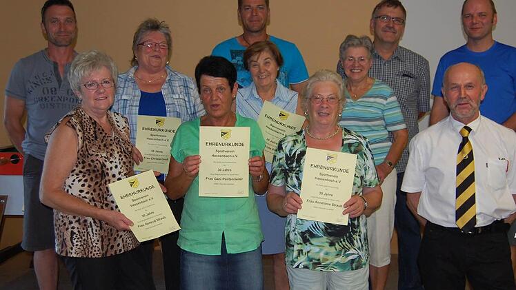 Ehrungen für 30 Jahre.