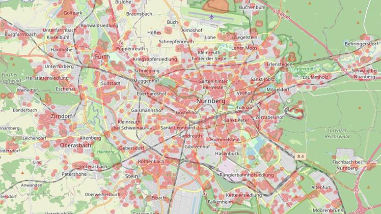 Cannabis-Karte für Nürnberg