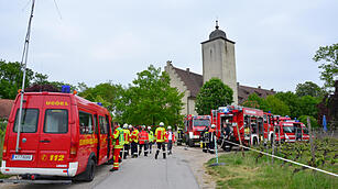 Feuer in der Hallburg