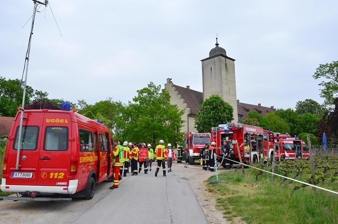 Feuer in der Hallburg
