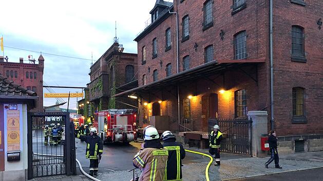 In der Bamberger Malzfabrik ist es am Freitagabend (26. April 2019) zu einem Brand gekommen. Foto: Merzbach/NEWS5