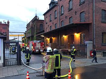 In der Bamberger Malzfabrik ist es am Freitagabend (26. April 2019) zu einem Brand gekommen. Foto: Merzbach/NEWS5