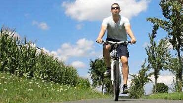 Die Strecke Coburg - Lichtenfels ist für Radfahrer ideal.