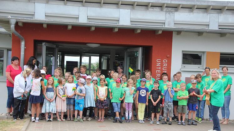 An der Grundschule in Untermerzbach