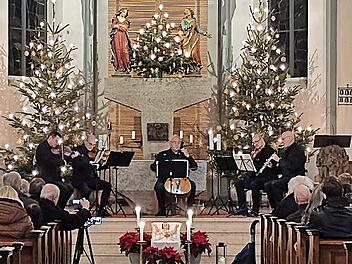 Das Weihnachtskonzert war gut besucht.