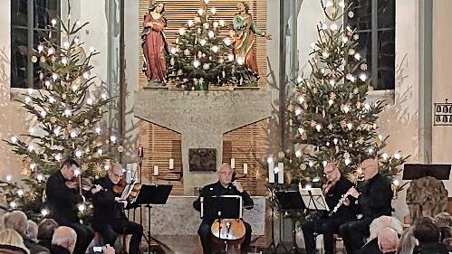 Das Weihnachtskonzert war gut besucht.