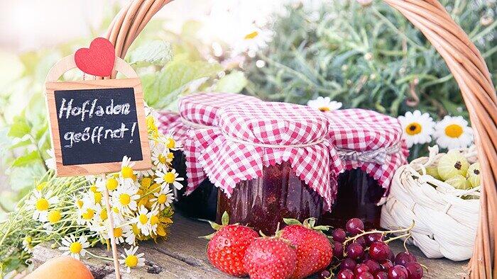 Hofläden bieten frische und nachhaltig hergestellte Produkte an.