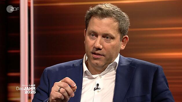 Finanzminister Lars Klingbeil (SPD) war beim Jahresr&uuml;ckblick von Markus Lanz zu Gast.
