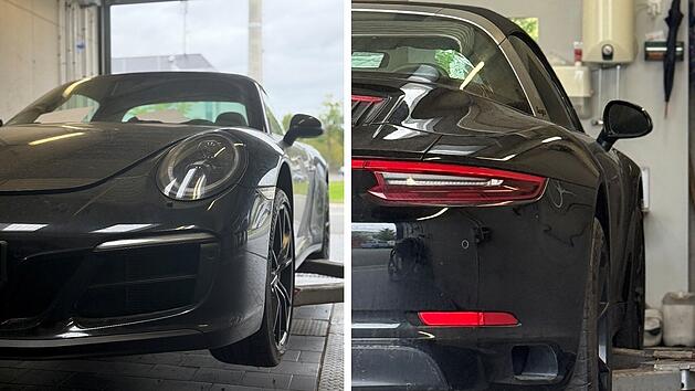 Polizei beschlagnahmt gestohlenen Porsche auf A9 bei Bayreuth
