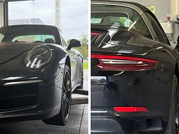 Polizei beschlagnahmt gestohlenen Porsche auf A9 bei Bayreuth